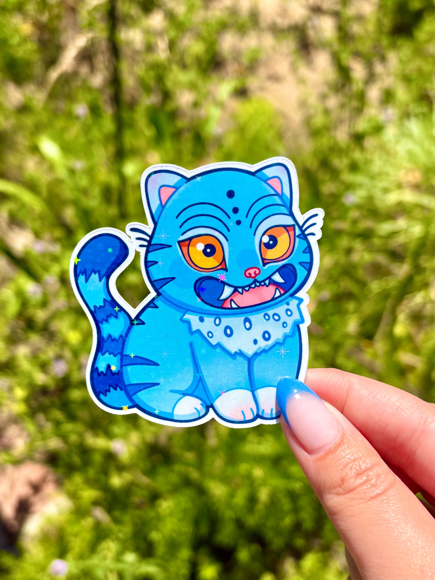 Derpy Tiger Sticker | KPOP DEMON HUNTERS Fanart