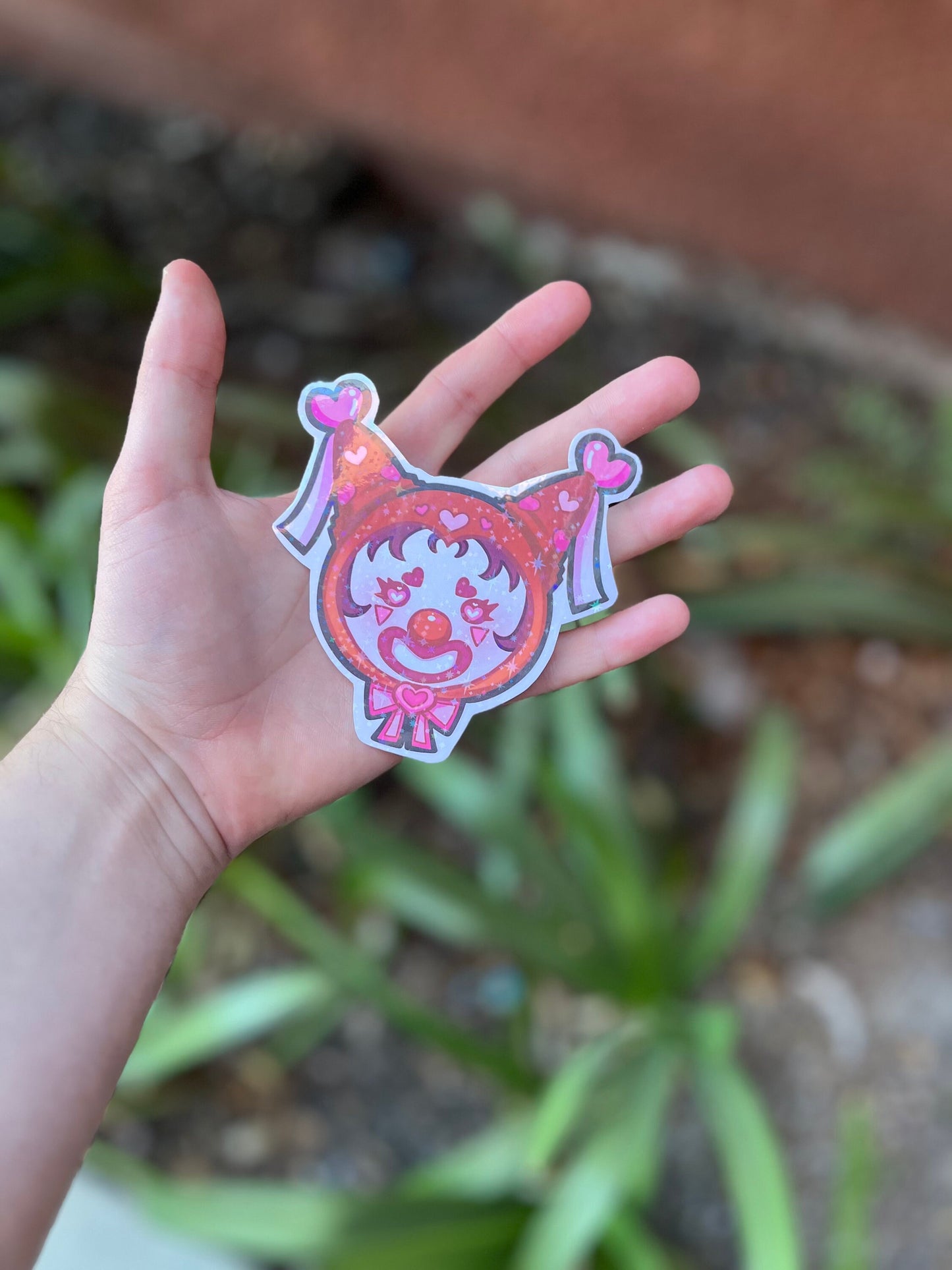 Clown Girl Sticker | Clowncore Aesthetic