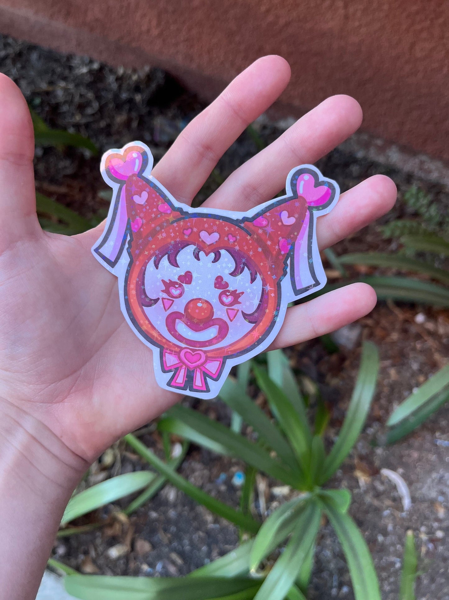 Clown Girl Sticker | Clowncore Aesthetic
