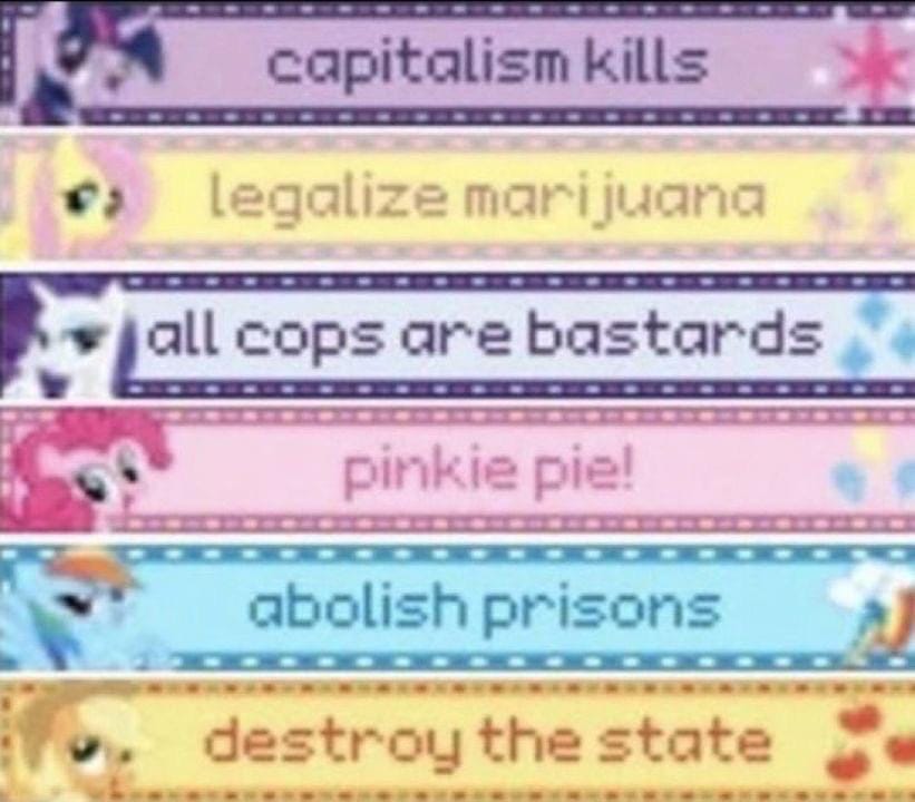 Twilight Sparkle “Capitalism Kills” Sticker | Holographic My Little Pony Sticker