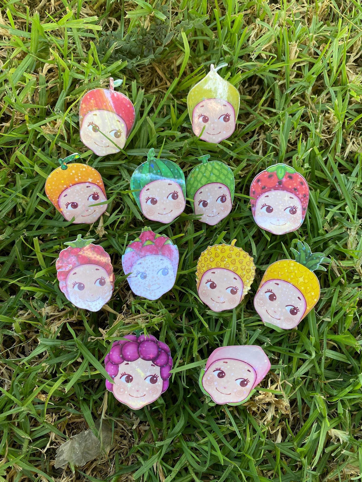 Sonny Angel Fruit Sticker Pack | 12 pcs