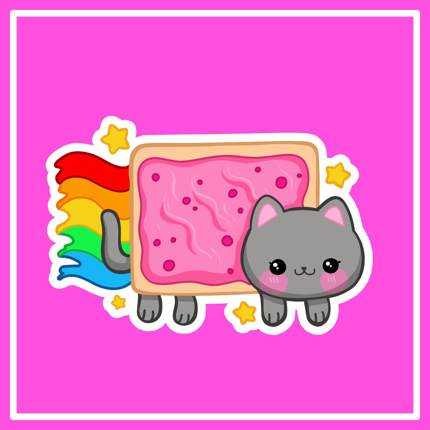 Rainbow Nyan Cat Sticker