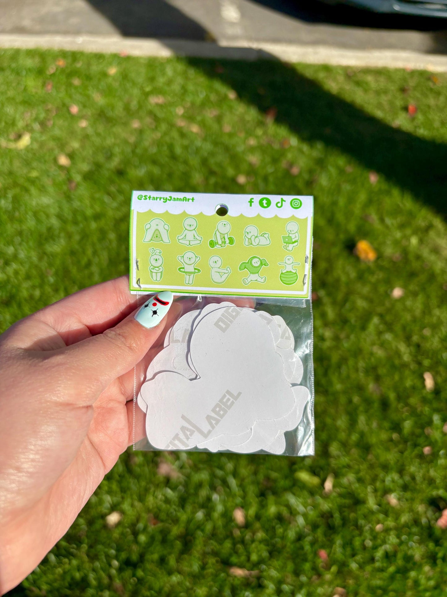 Smiski Series 1 Sticker Pack | 10 Holographic Stickers