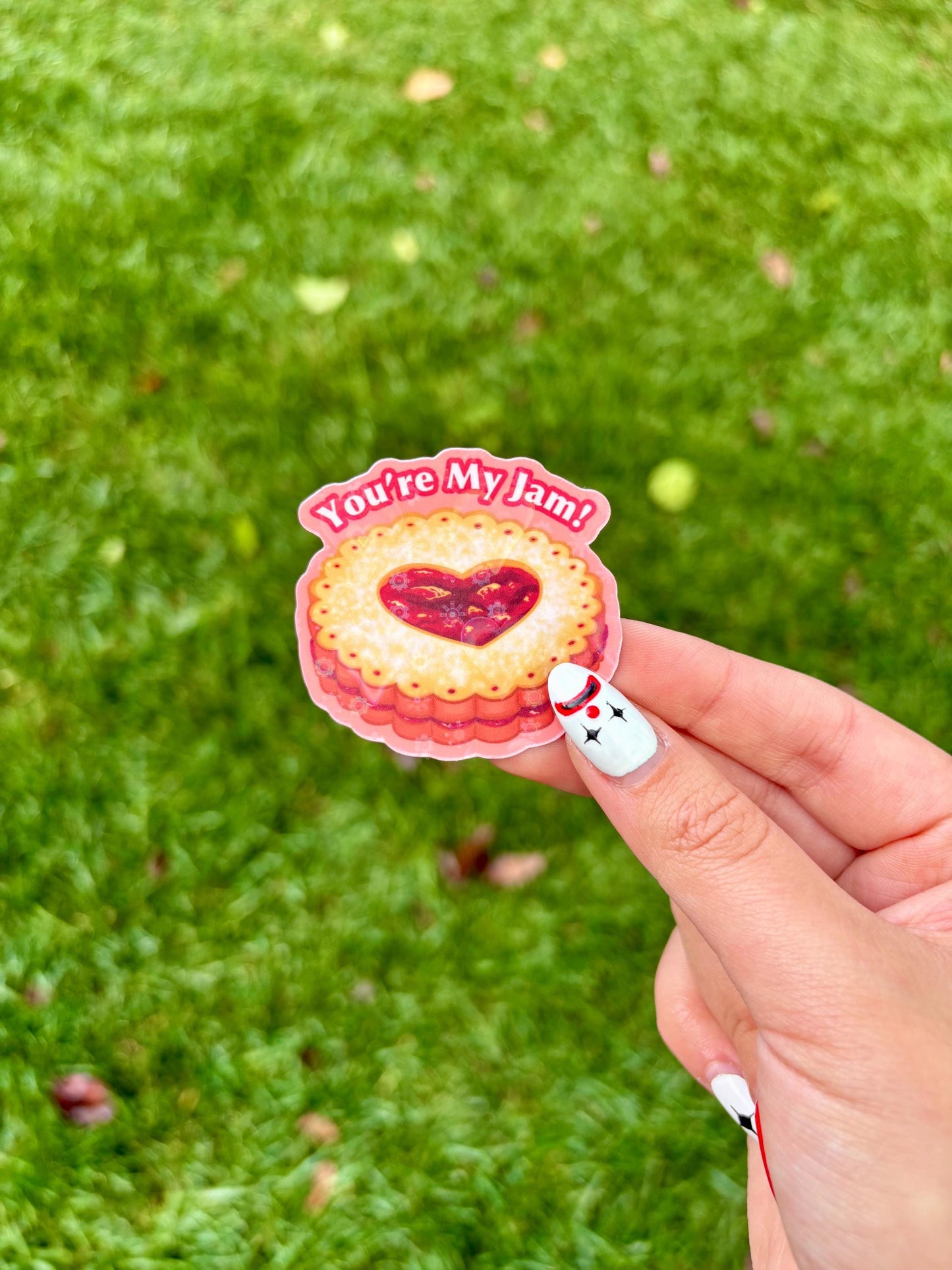 Heart Jam Dodger Cookie Sticker