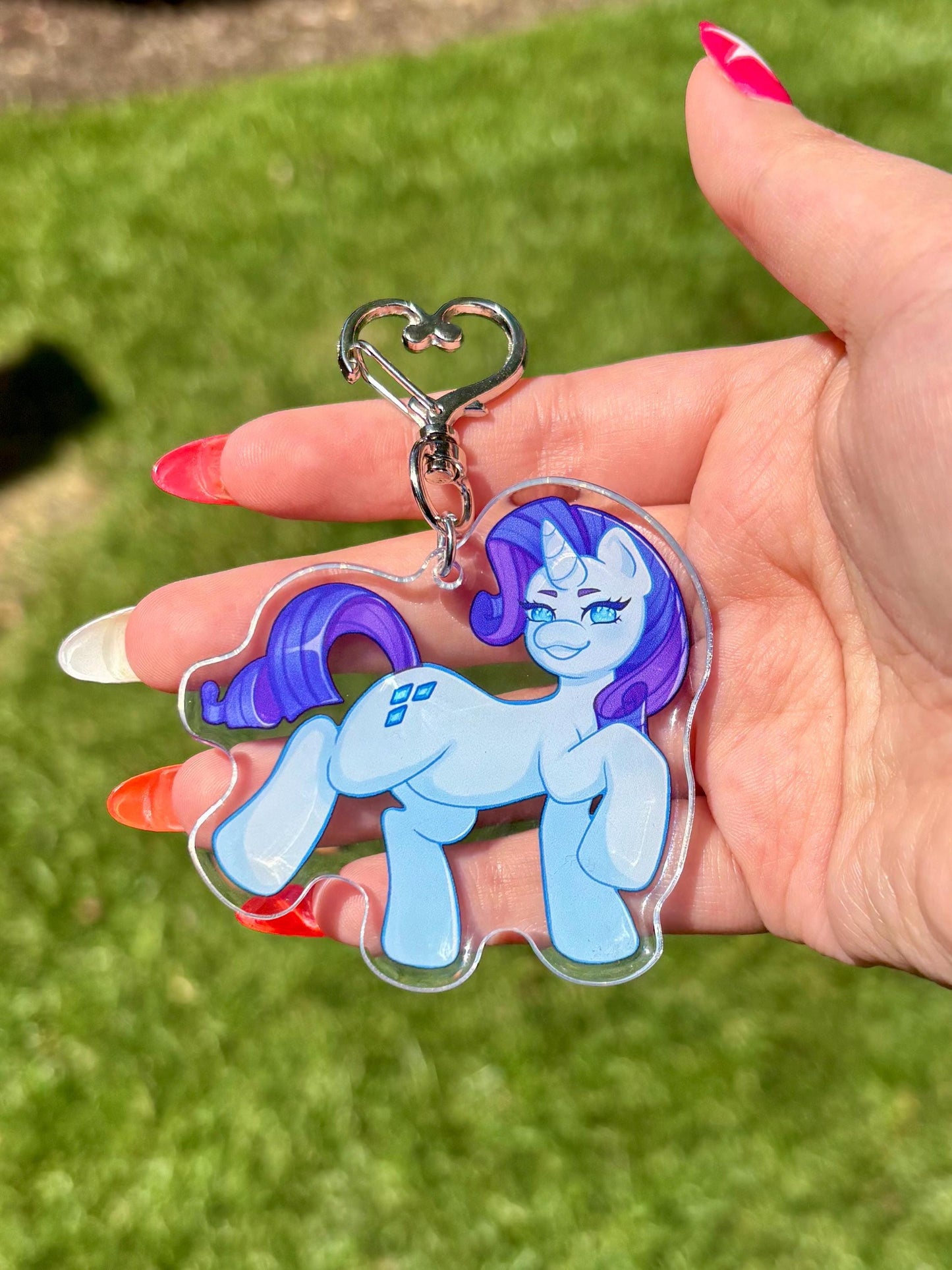 Rarity My Little Pony Keychain