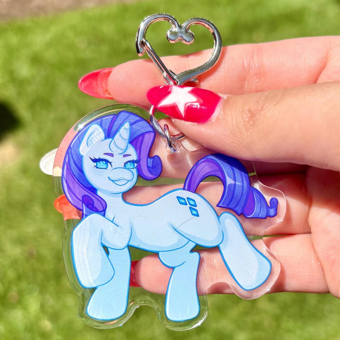 Rarity My Little Pony Keychain