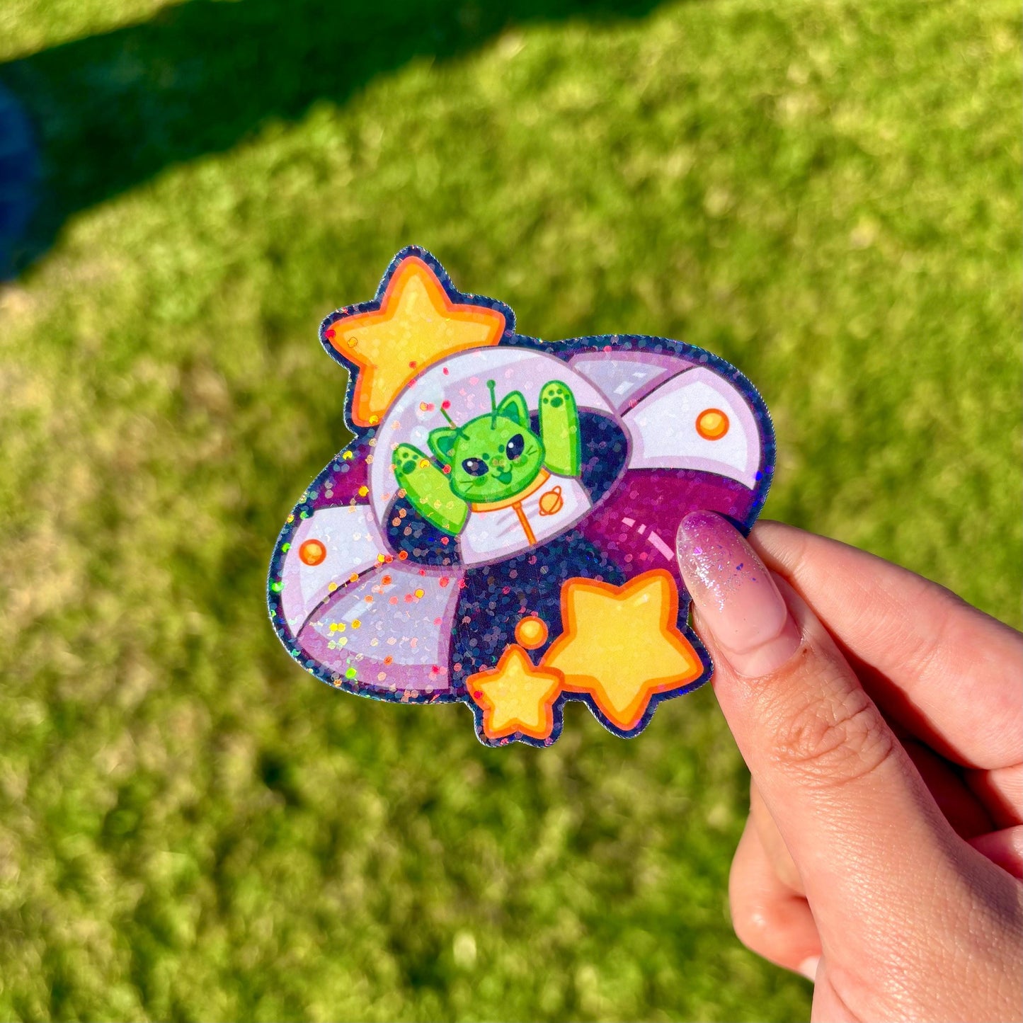 Ace in Space Sticker | Asexual Pride Stickers