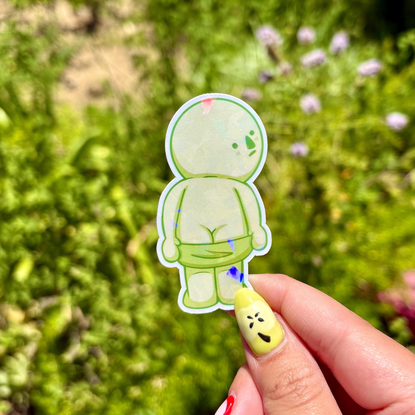Smiski Butt Sticker