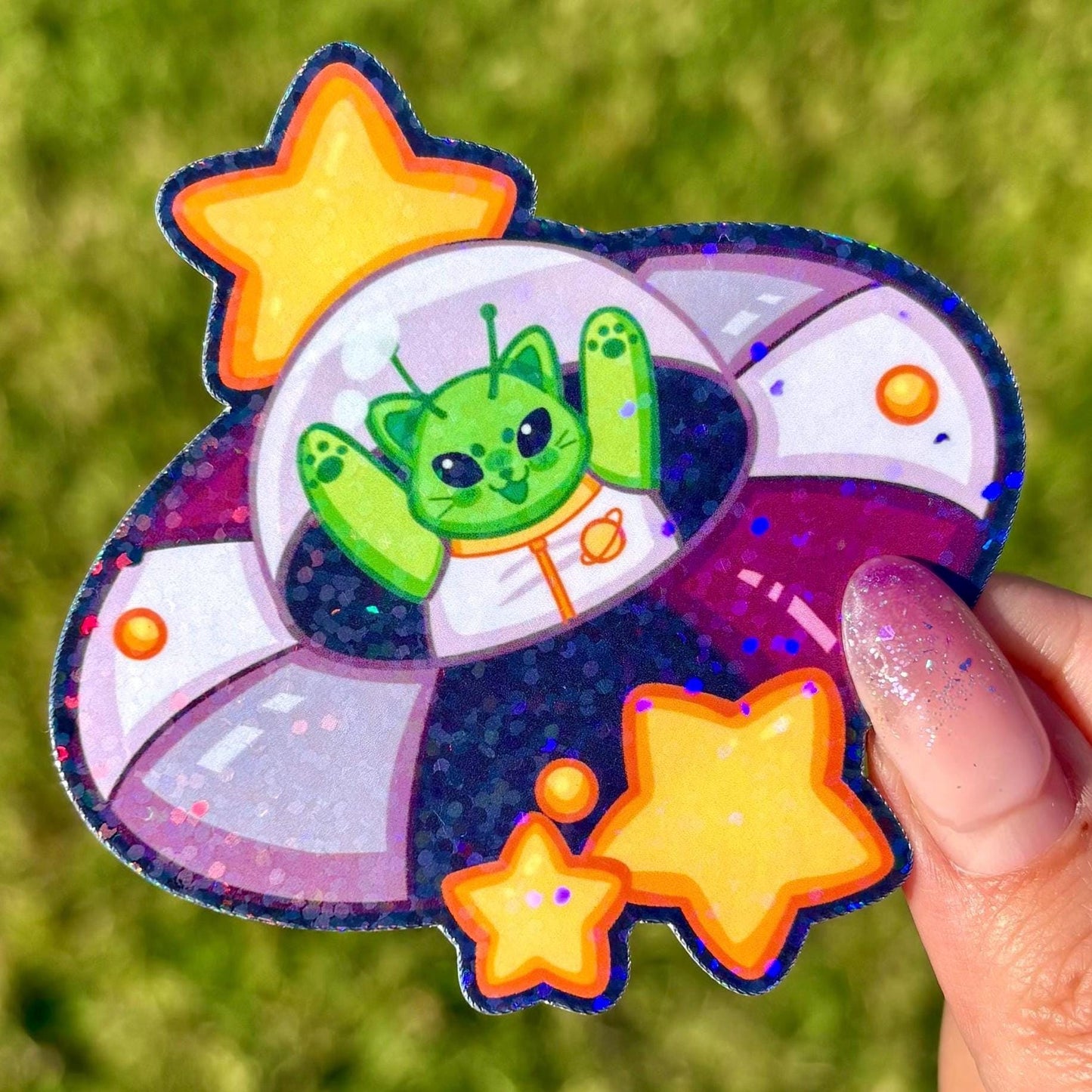 Ace in Space Sticker | Asexual Pride Stickers