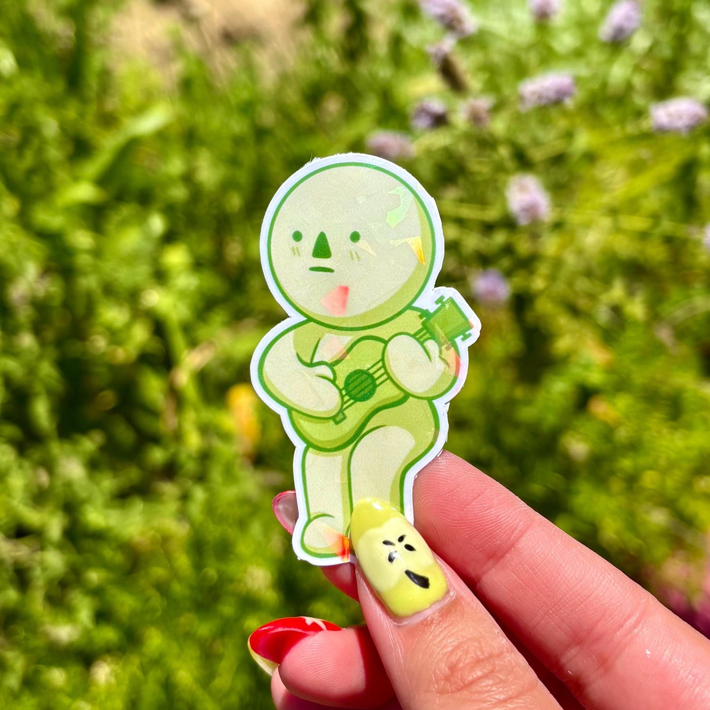 Smiski Guitar Sticker