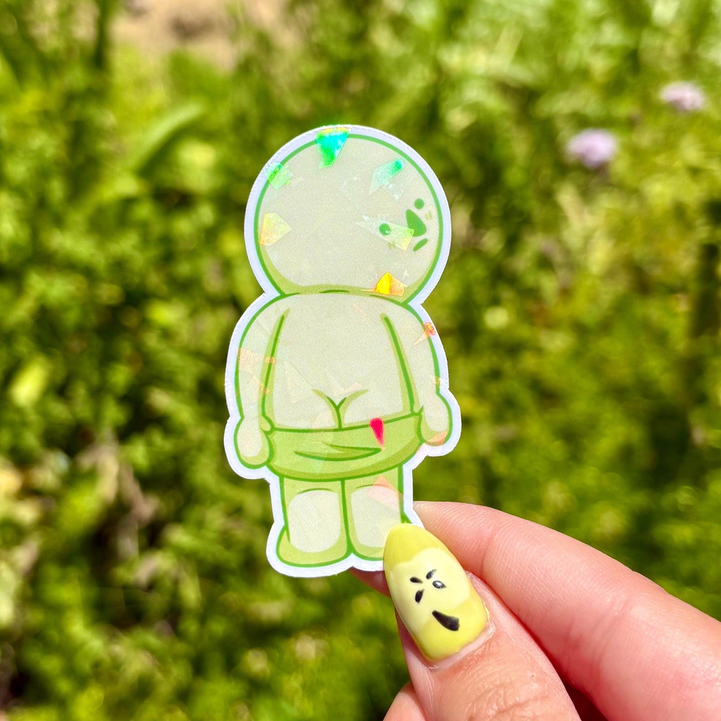 Smiski Butt Sticker