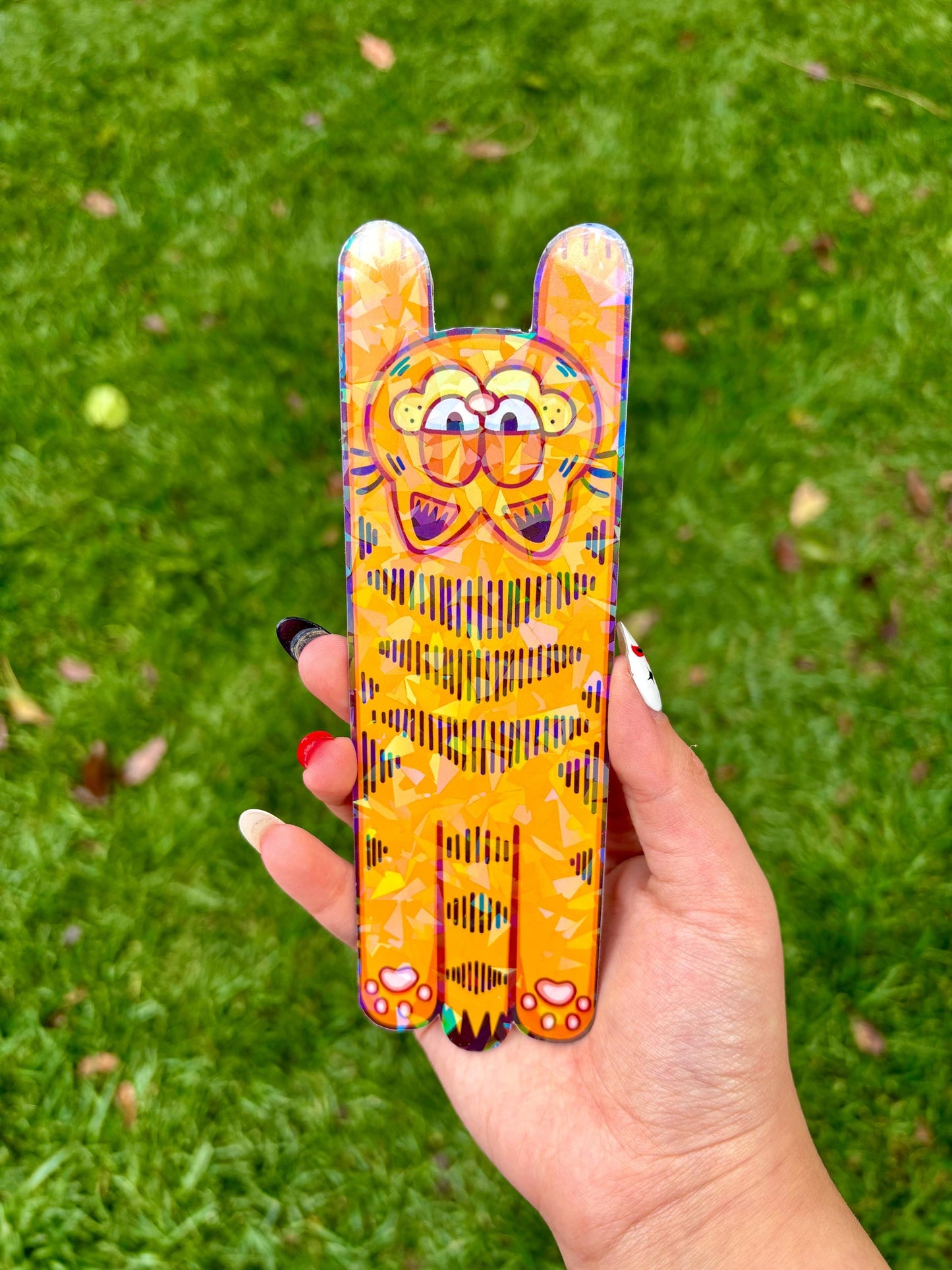 Fat Orange Cat Bookmark