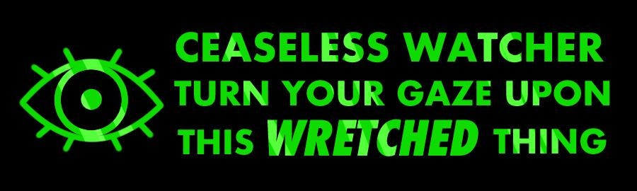 TMA “Ceaseless Watcher” Bumper Sticker | The Magnus Archives PREORDER
