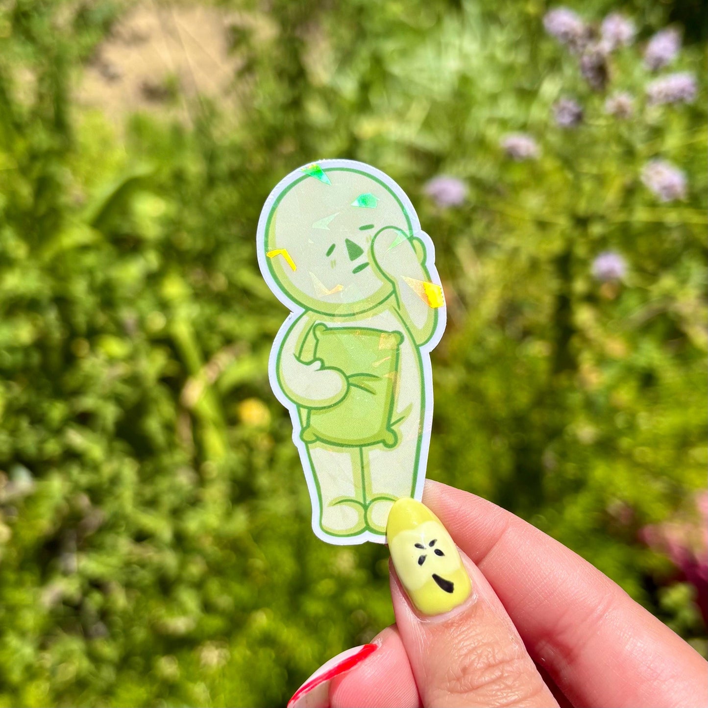 Sleepy Smiski Sticker