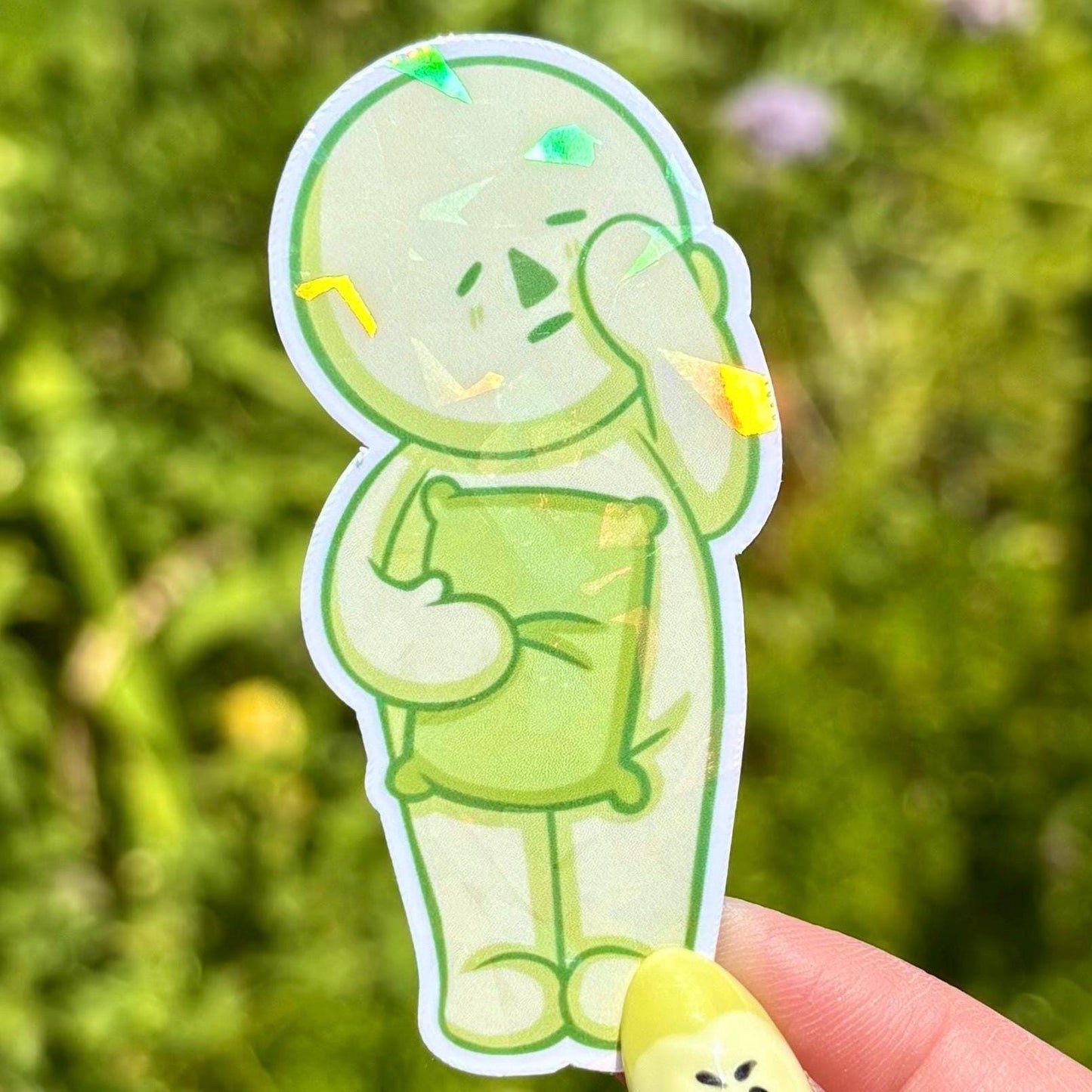 Sleepy Smiski Sticker