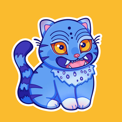Derpy Tiger Sticker | KPOP DEMON HUNTERS Fanart
