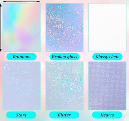 Valentine’s Day Sticker Sheet | Holographic 4x6 Stickers