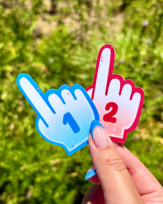 Wii Hand Stickers | 2 Pack Nintendo Stickers