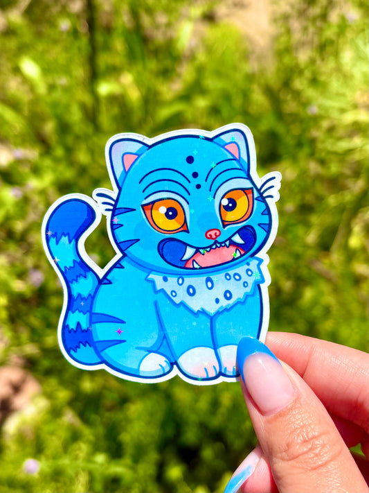 Derpy Tiger Sticker | KPOP DEMON HUNTERS Fanart