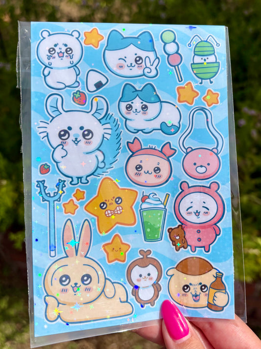 Chiikawa 4x6 Sticker Sheet