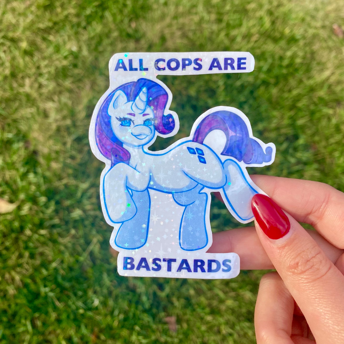 ACAB Rarity Sticker | Holographic My Little Pony Sticker