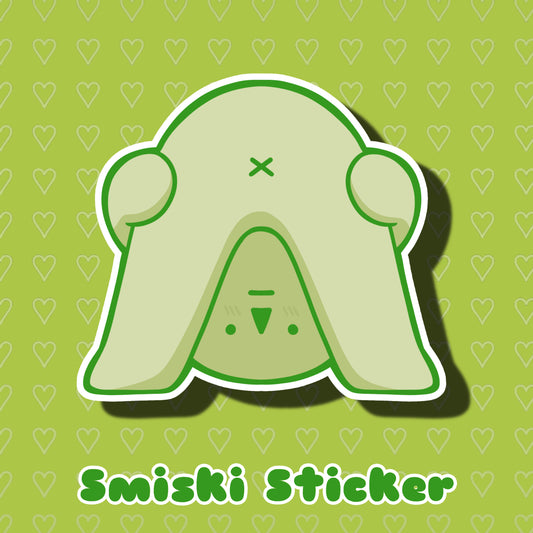 Smiski Butt Sticker | Holographic + Waterproof