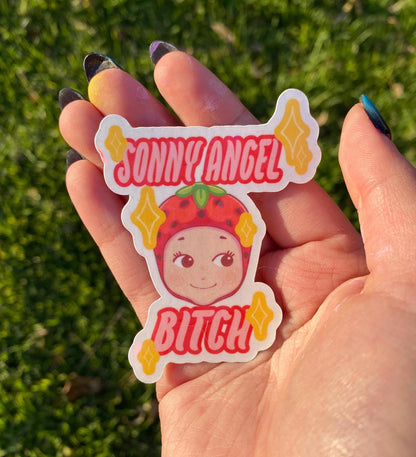 Sonny Angel Bitch Sticker | Holographic + Matte Options!