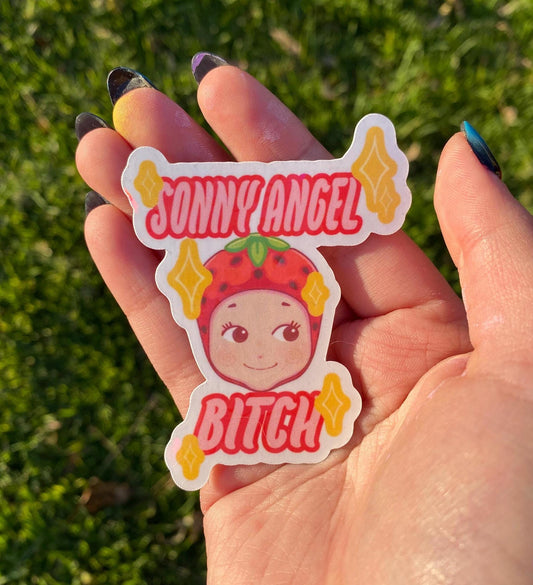 Sonny Angel Bitch Sticker | Holographic + Matte Options!