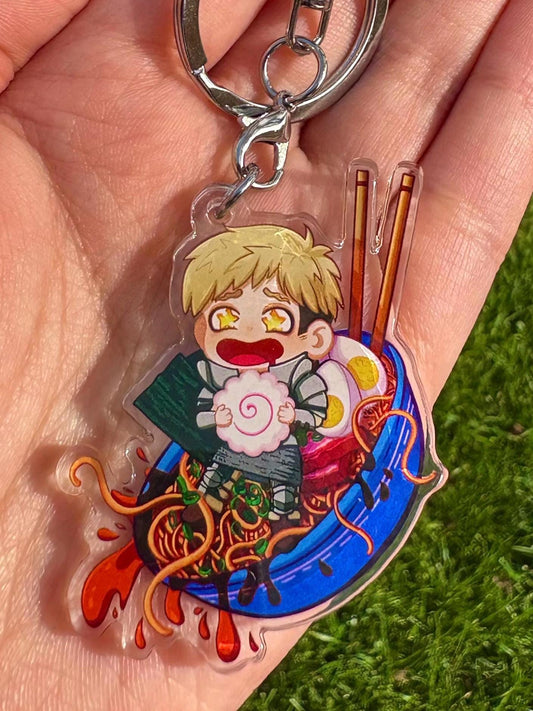 Dungeon Meshi Laios Keychain | Ramen Acrylic Charm