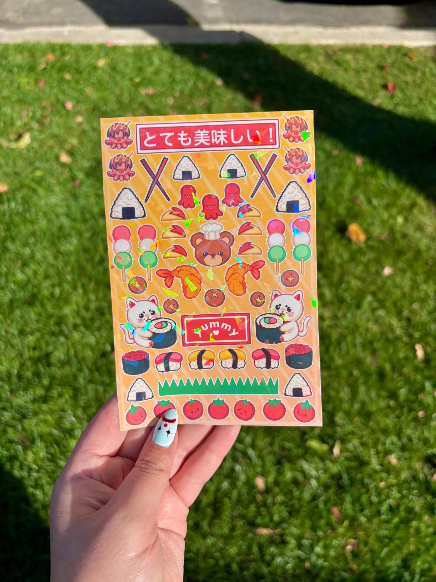 Japanese Food Deco Sticker Sheet