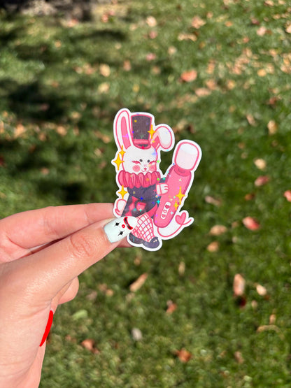 Red Wine Supernova Chapell Roan Sticker | Magic Bunny Vibrator Sticker