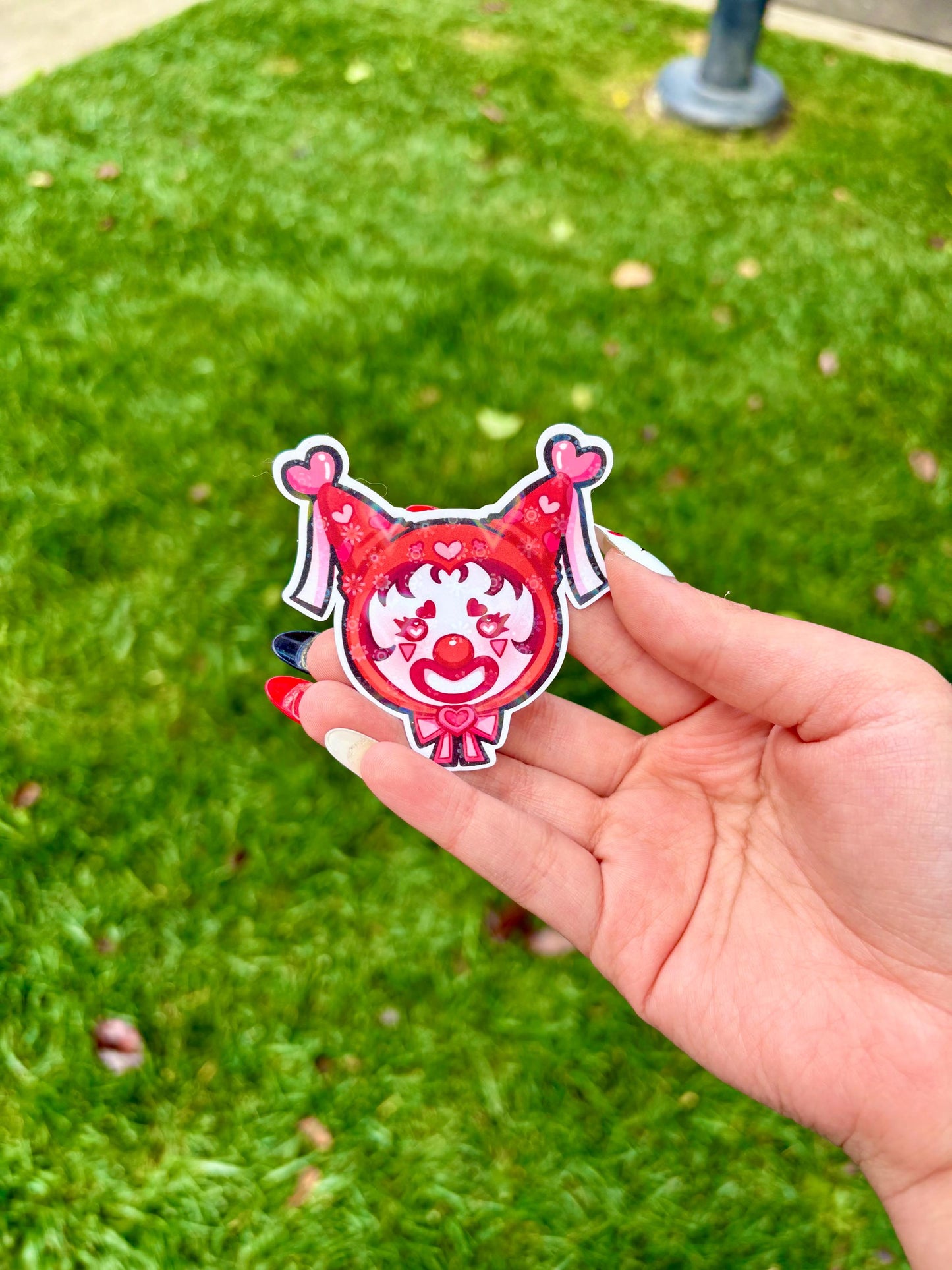 Clown Girl Sticker | Clowncore Aesthetic