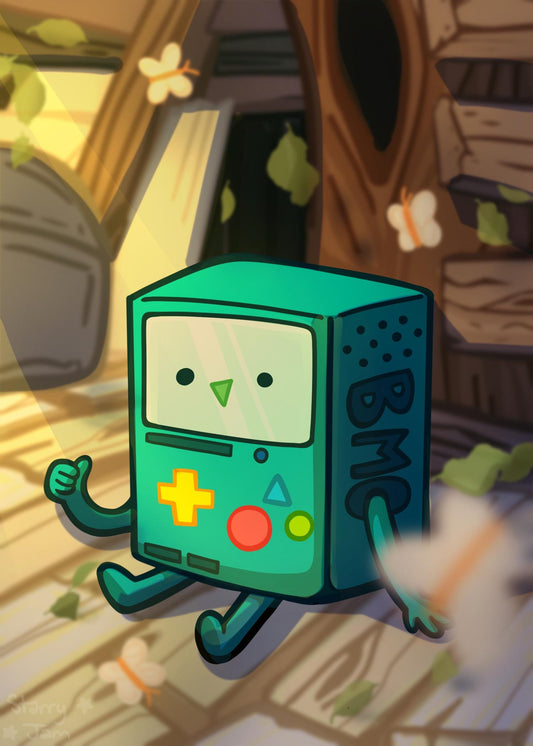 BMO Adventure Time Treehouse Print | 5x7