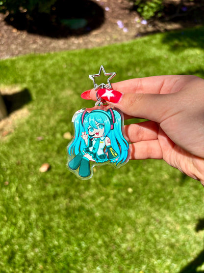 Hatsune Miku Vocaloid Keychain