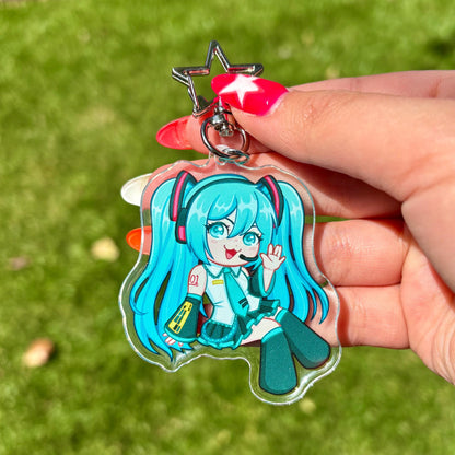 Hatsune Miku Vocaloid Keychain