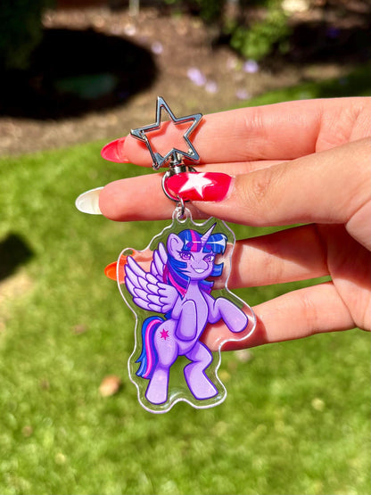 Twilight Sparkle My Little Pony Keychain