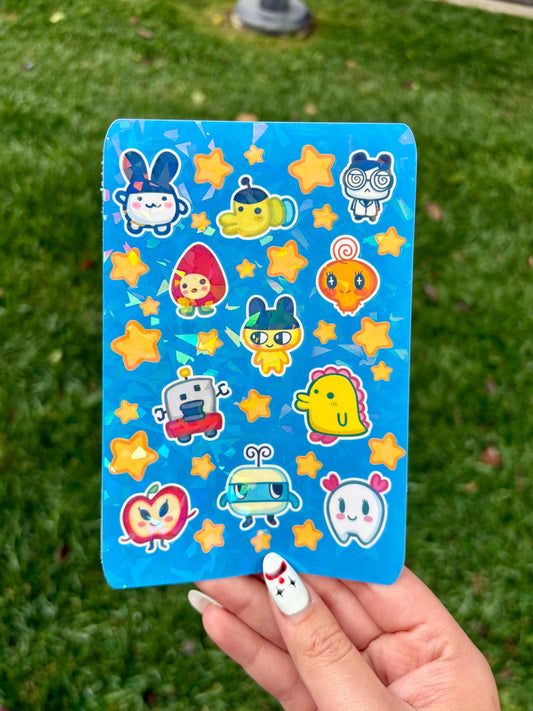 Tomagachi Sticker Sheet | 4x6 Stickers