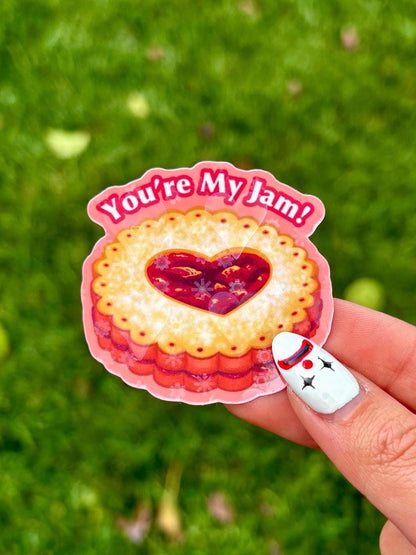 Heart Jam Dodger Cookie Sticker