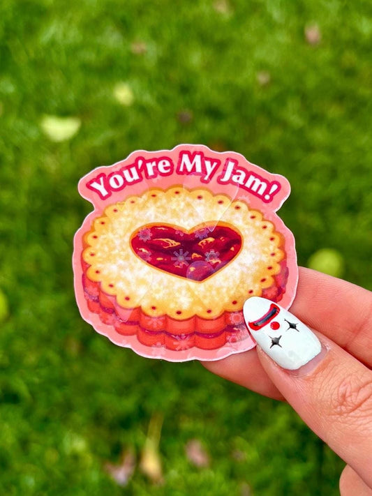 Heart Jam Dodger Cookie Sticker