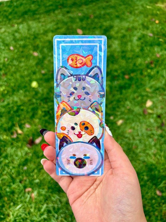 Cat Stack Bookmark