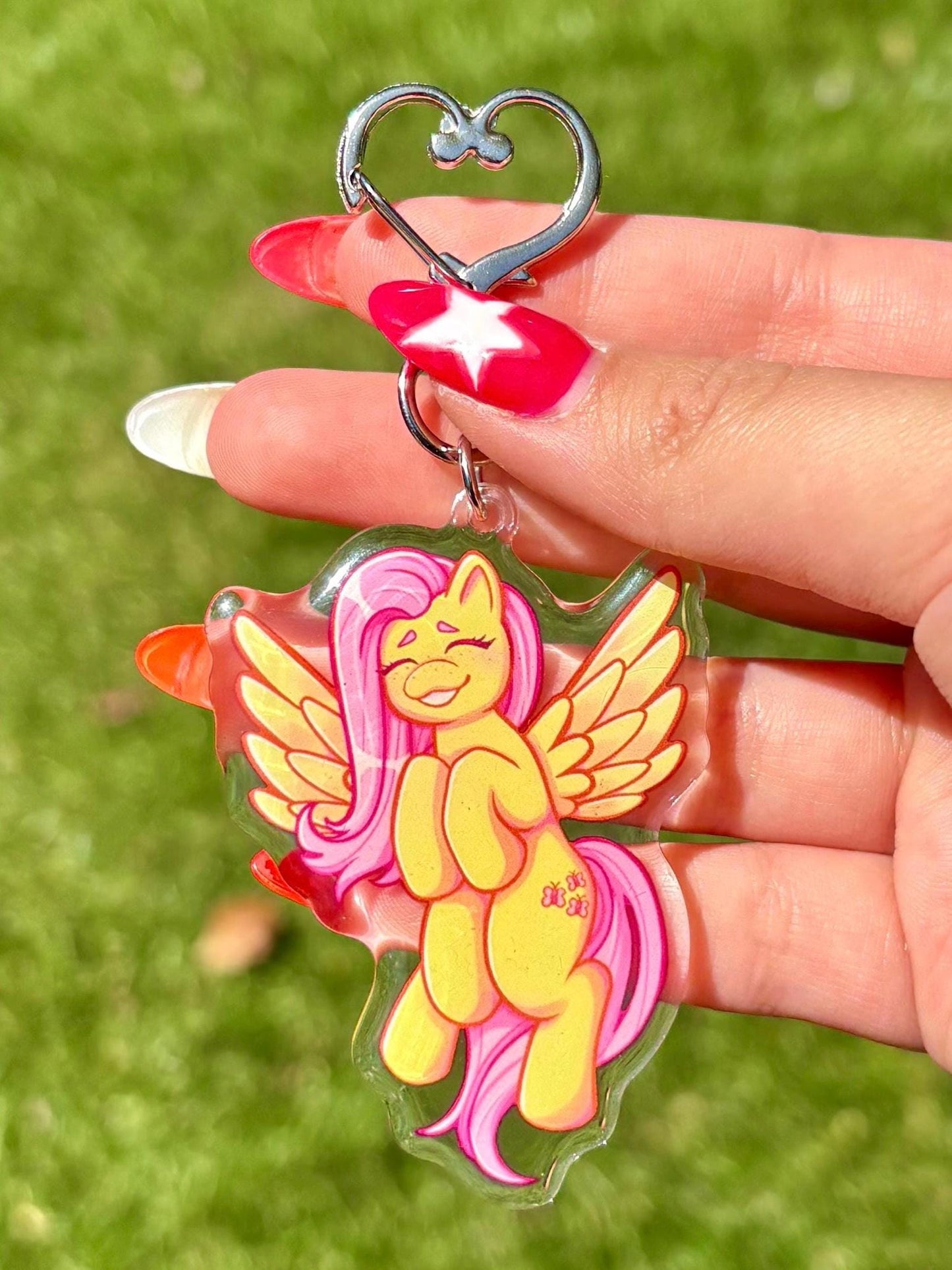 Fluttershy Keychain | My Little Pony Fanart