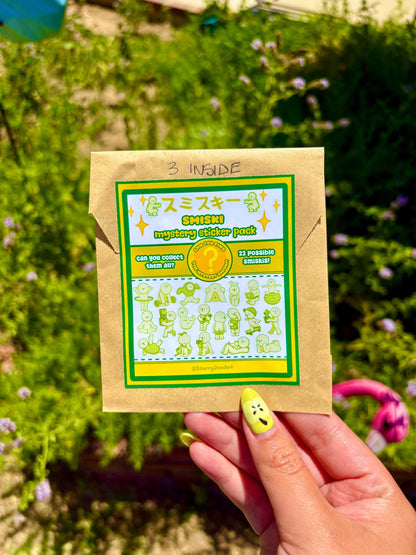 Smiski Mystery Sticker Bag | 3 Stickers Inside!