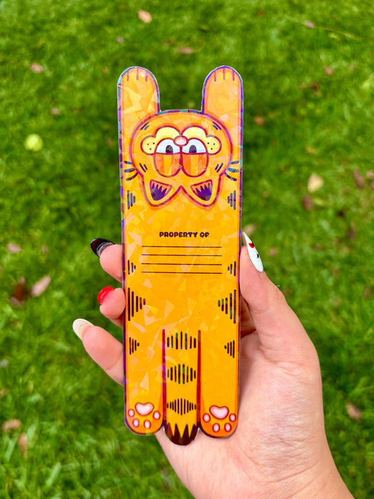 Fat Orange Cat Bookmark