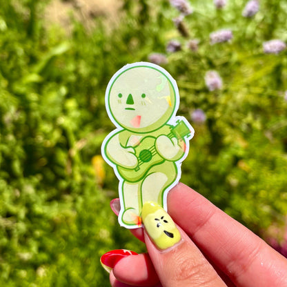Smiski Guitar Sticker