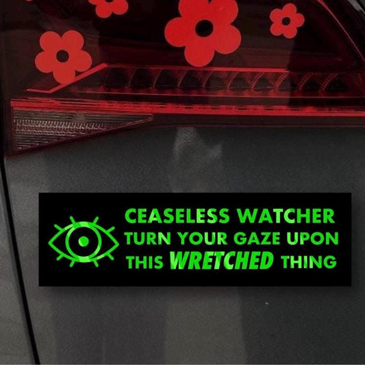 TMA “Ceaseless Watcher” Bumper Sticker | The Magnus Archives PREORDER