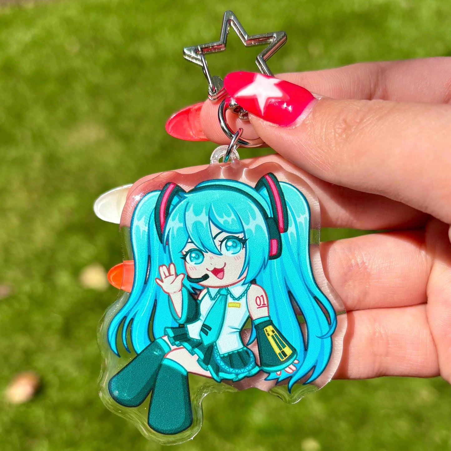 Hatsune Miku Vocaloid Keychain