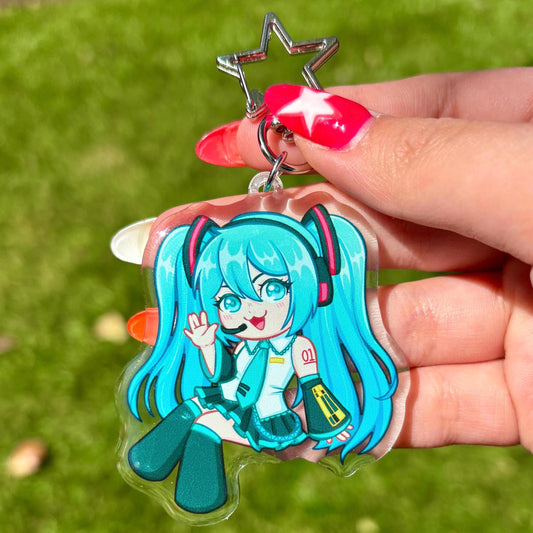Hatsune Miku Vocaloid Keychain