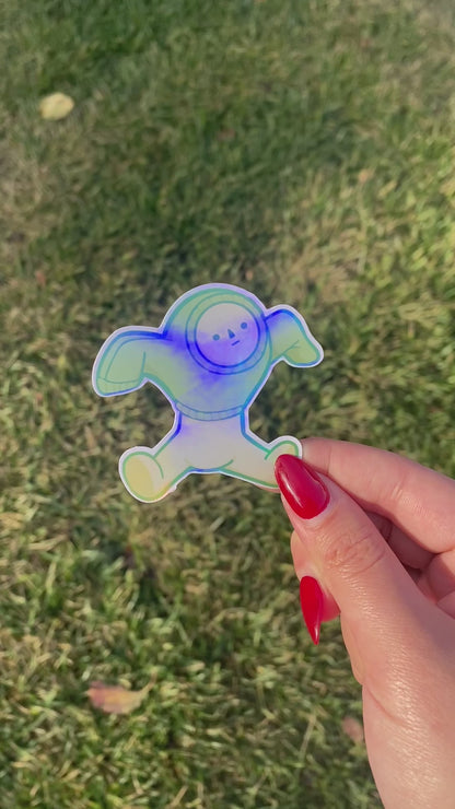 Smiski Sweater Sticker | Holographic + Waterproof Sticker