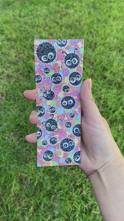 Studio Ghibli Soot Sprite Rainbow Candy Holographic Bookmark