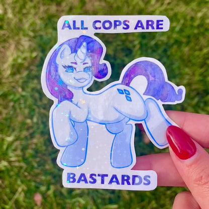 ACAB Rarity Sticker | Holographic My Little Pony Sticker